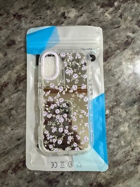 New Mirror Floral Phone Case with Lavender Roses